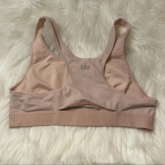 EUC ALO Yoga Pink Sports Bra. Medium. - Picture 2 of 4